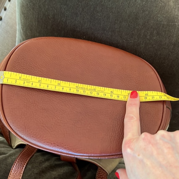 ๐๐HP๐พ๐พGhurka. The original and best. Khaki canvas/leather/brass bucket bag. - Picture 9 of 16